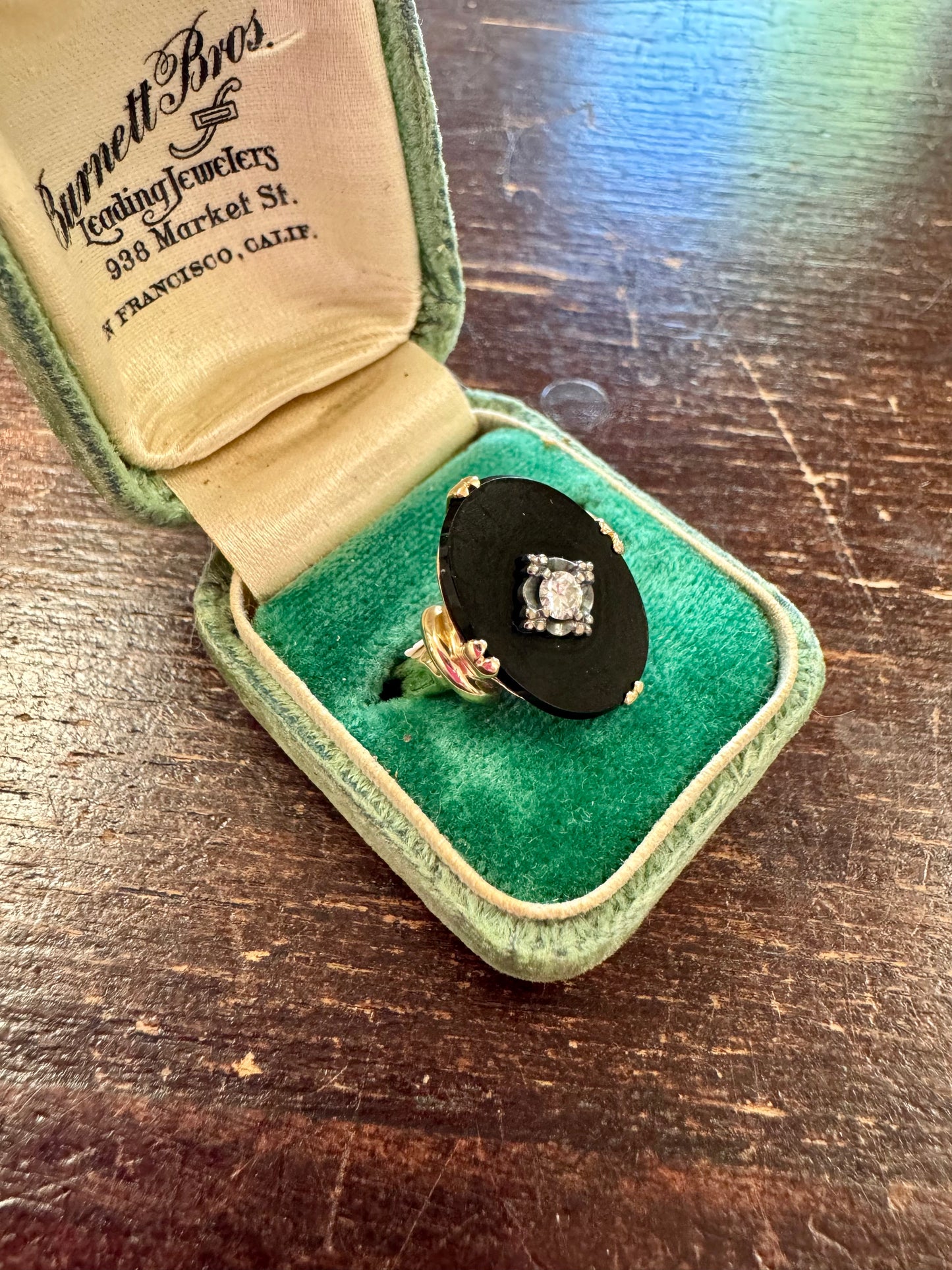 Vintage Black Onyx ring