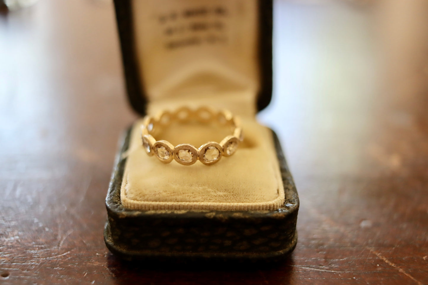 1.10ct Rose Cut Diamond band
